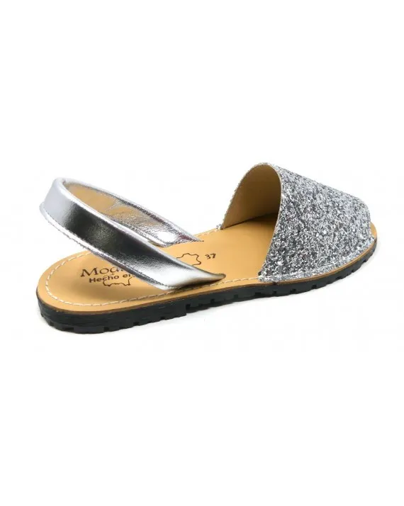 ABARCA-MENORQUINA PIEL GLITTER PISO RUEDA 550