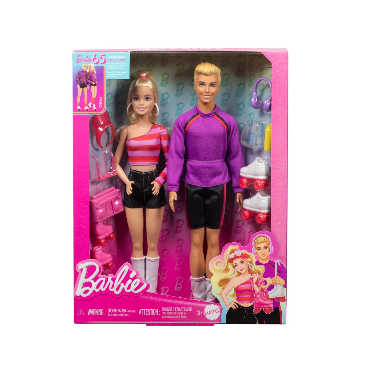 Barbie Muecos Barbie y Ken en Patines 65 Aniversario