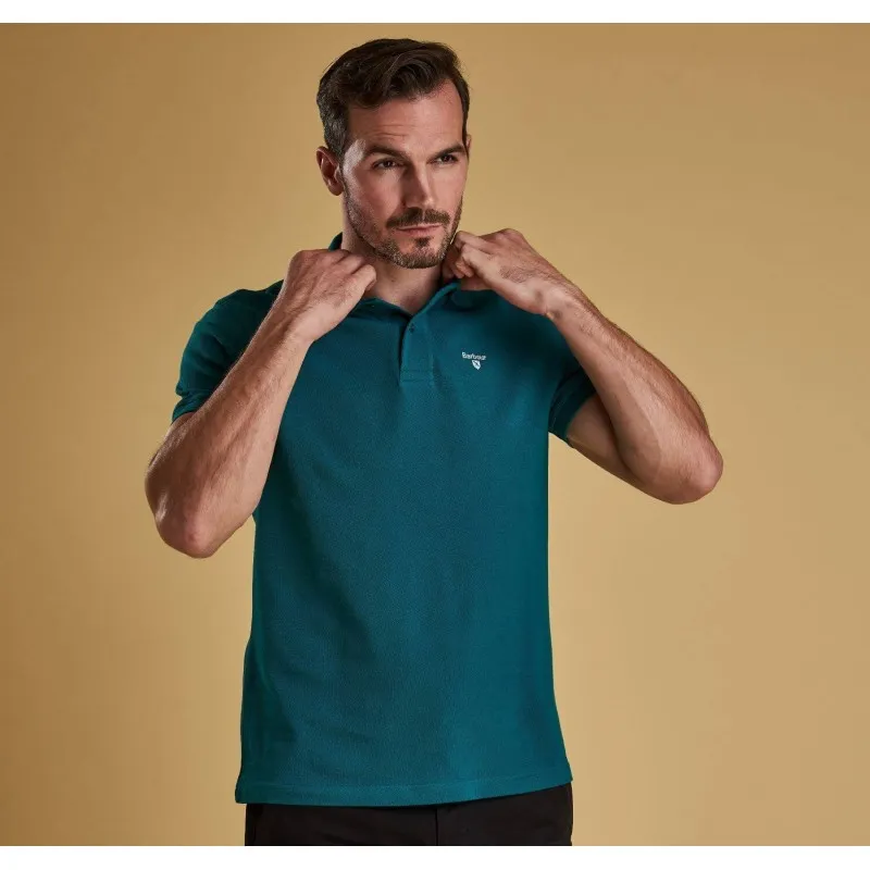 Barbour Sports Polo Spruce