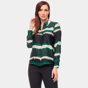 Blusa Camisera Estampada con Puño Foleys 224288