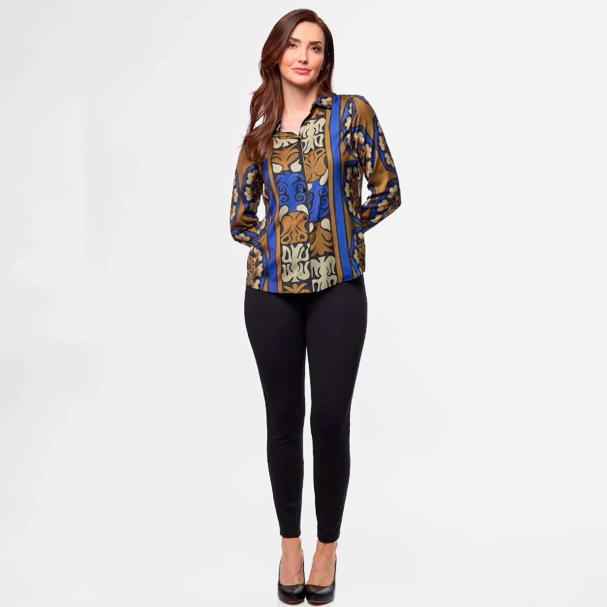Blusa Camisera Estampada Foleys 224160