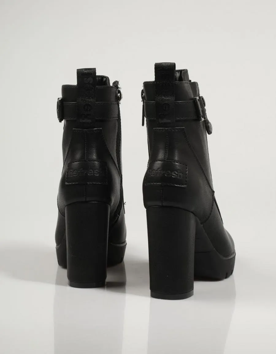  bottines REFRESH 78971 en Noir 80881
