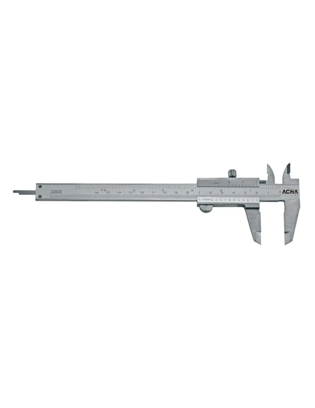 Calibre para zurdos con pulsador bloqueo automático 0-150mm