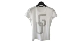 CAMISETA DOLCE & GABBANA EN JERSEY DE ALGODÓN CON ESTAMPADO DG. Blanco 