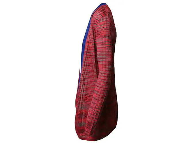 Cárdigan M Missoni en Viscosa Roja Impresión de pitón 
