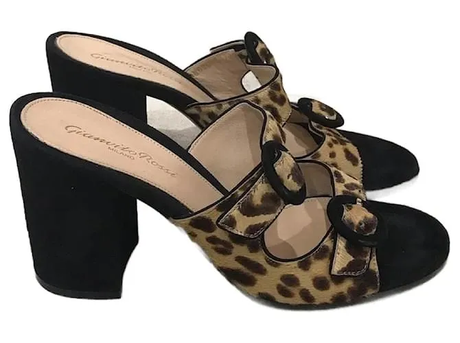 GIANVITO ROSSI Sandalias T.UE 38 ante Beige 