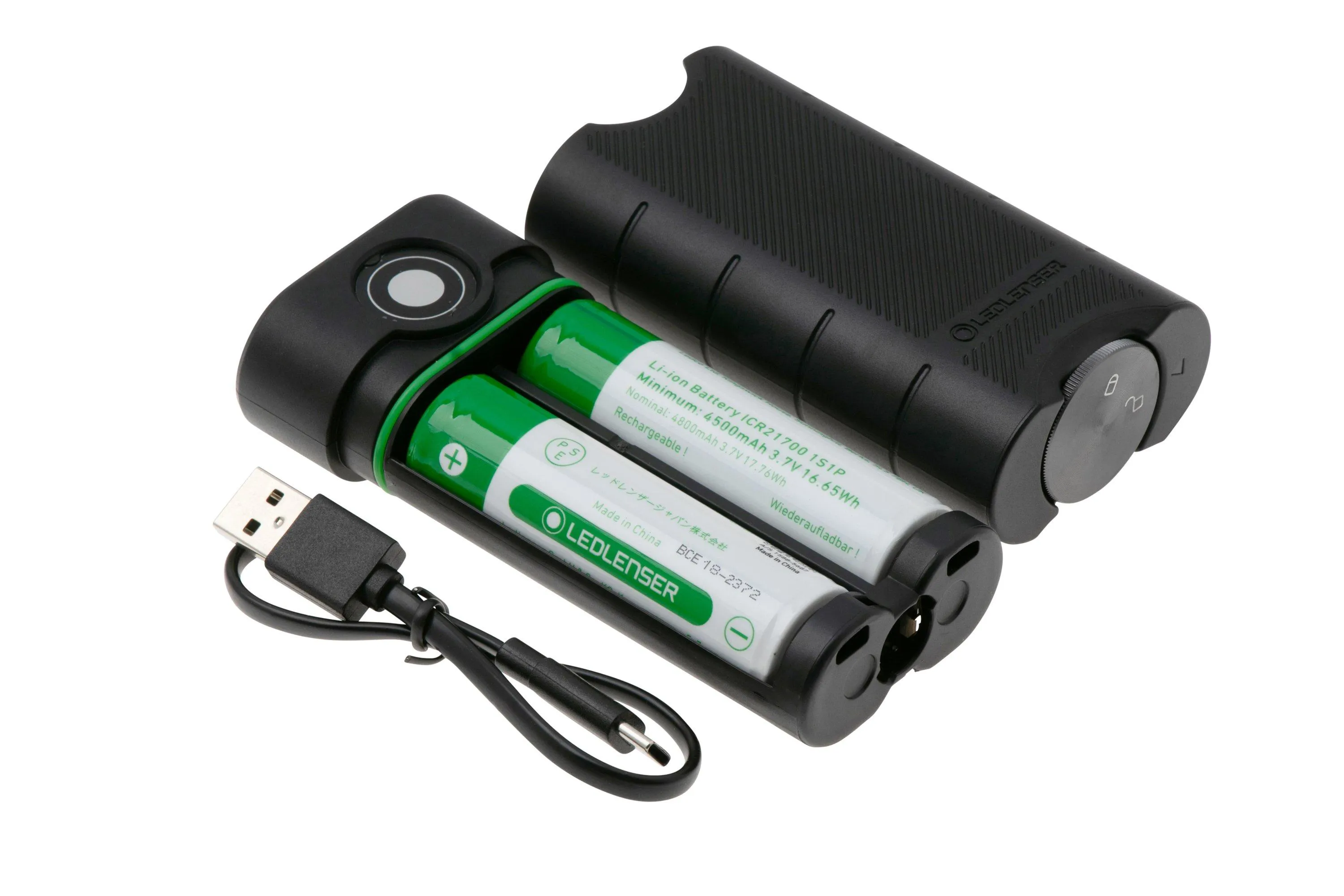 Ledlenser Flex 10 Powerbank con pilas recargables, 9000 mAh