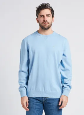 LEVI'S Jersey de mezcla de algodón con cuello redondo en azul