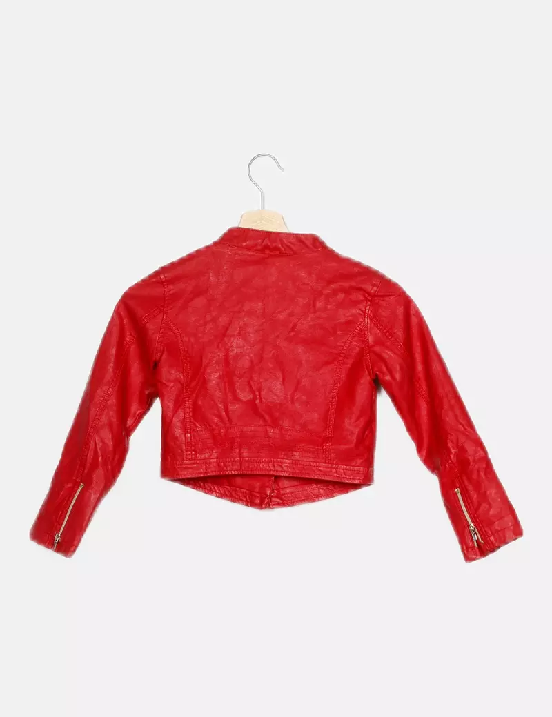 Mayoral Biker polipiel roja