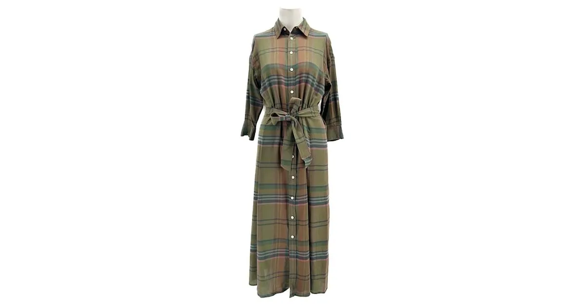 POLO RALPH LAUREN Vestidos T.US 4 Viscosa Caqui 