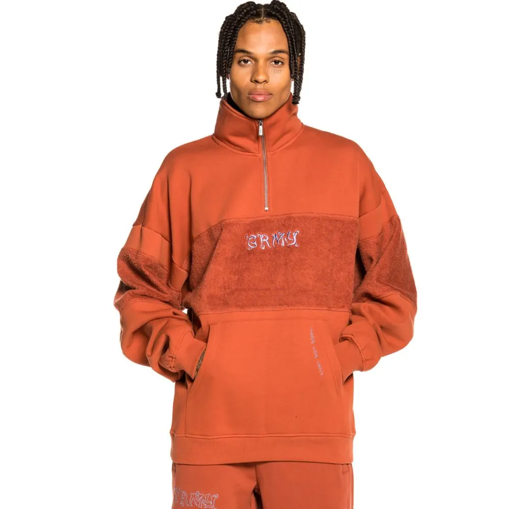Sudadera Grimey "Jazz Thing" High neck - Ochre | Fall 21