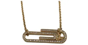 ***Vivienne Westwood Collar pequeño Doreen Collar con logo de orbe y motivo de clip Dorado 