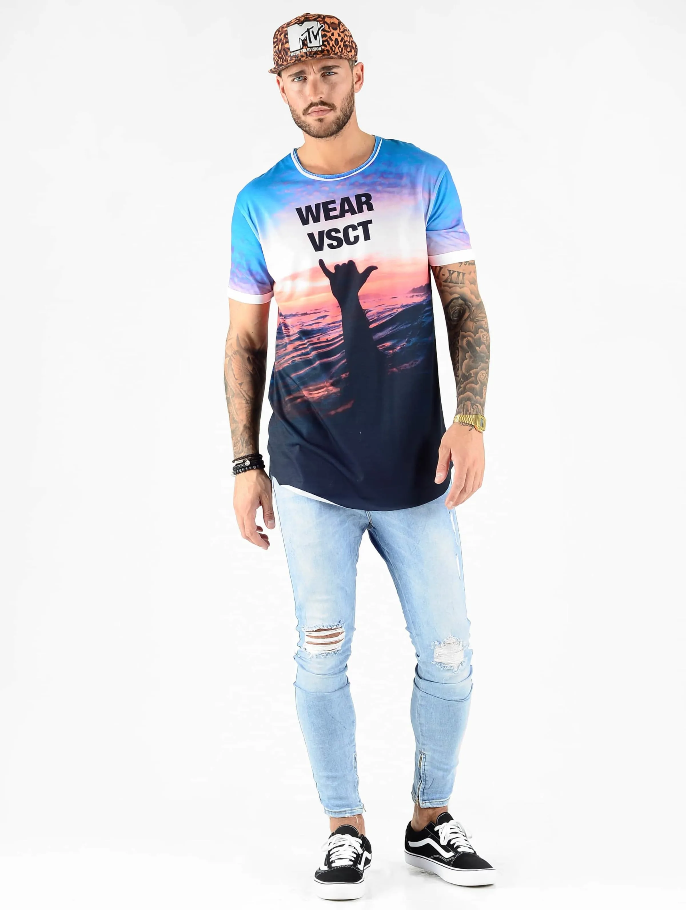 VSCT Clubwear VSCT Clubwear Graded Logo Wear VSCT T-Shirt Original multicolor