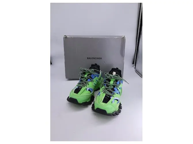 Zapatillas Balenciaga Track en Poliuretano Verde 