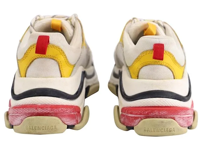 Zapatillas Balenciaga Triple S en Piel Pastel Multicolor 